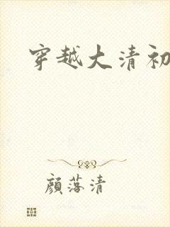 穿越大清初年