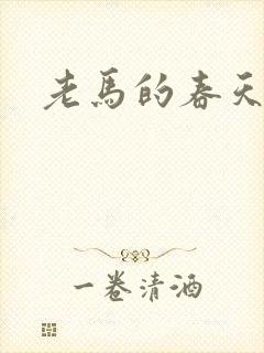 老马的春天封面