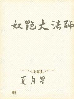 奴艳大法师封面