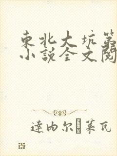 东北大坑第二部小说全文阅读