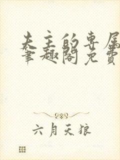 夫主的专属妻奴笔趣阁免费阅读