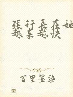 张行长在她体内越来越快