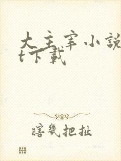大主宰小说txt下载
