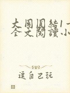 大团圆结1一6全文阅读小说