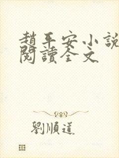 赵平安小说免费阅读全文
