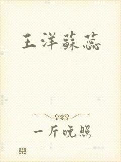 王洋苏蕊