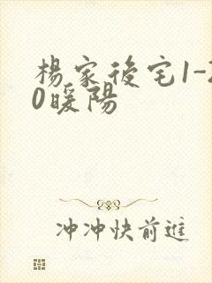 杨家后宅1-20暖阳封面