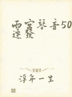 雨宫琴音500连发