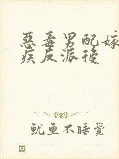 恶毒男配嫁给残疾反派后封面
