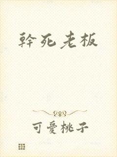 干死老板封面