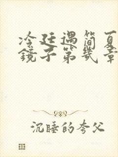 冷廷遇简夏对着镜子第几章封面