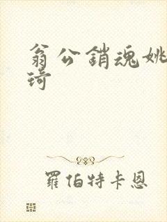 翁公销魂姚瑶琦琦