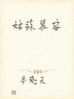 姑苏慕容封面