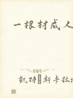 一根材成人封面