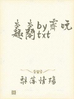 炎炎by霁晚笔趣阁txt