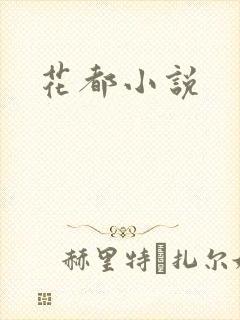 花都小说封面