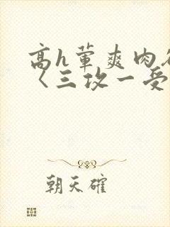 高h荤爽肉欲文〈三攻一受