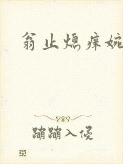 翁止熄痒婉燕封面