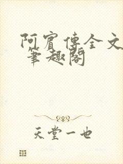 阿宾传全文阅读 笔趣阁