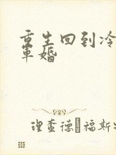 重生回到冷战前军婚封面