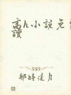 高h小说免费阅读