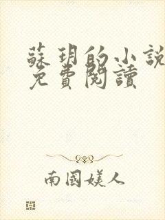 苏玥的小说全文免费阅读