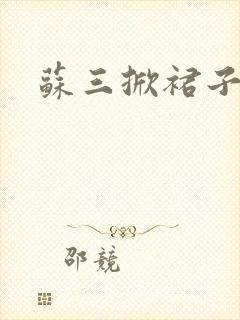 苏三掀裙子