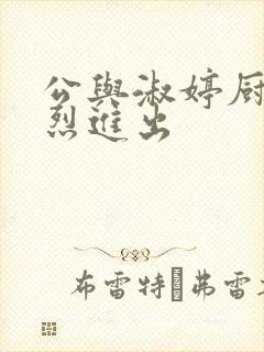 公与淑婷厨房猛烈进出