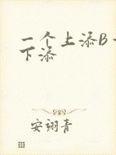 一个上添B一个下添