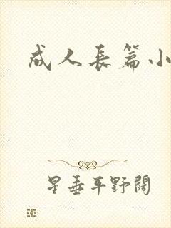 成人长篇小说