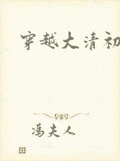 穿越大清初年