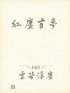 红尘有梦封面