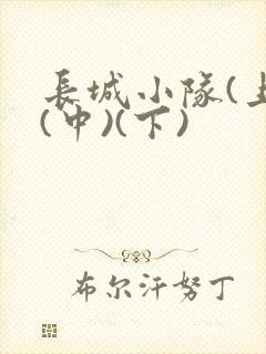 长城小队(上)(中)(下)