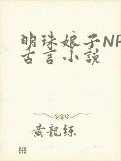 明珠娘子NPC古言小说