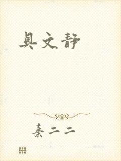 具文静封面