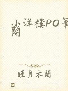 小洋楼PO笔趣阁