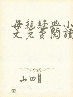 母亲经典小说全文免费阅读
