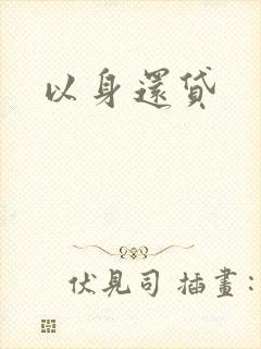 以身还贷封面