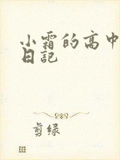 小霜的高中成长日记