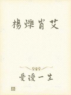 杨烁肖艾封面