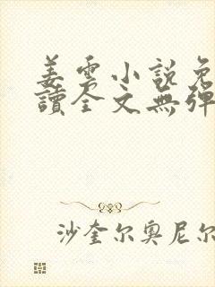 姜云小说免费阅读全文无弹窗封面
