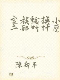 家族轮换小说第二部叫什么名字