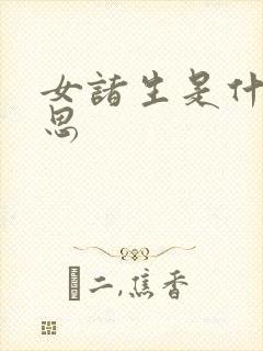 女诸生是什么意思