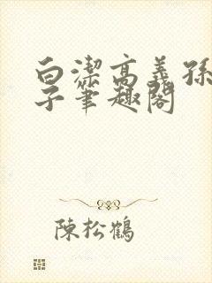 白洁高义孙倩东子笔趣阁封面
