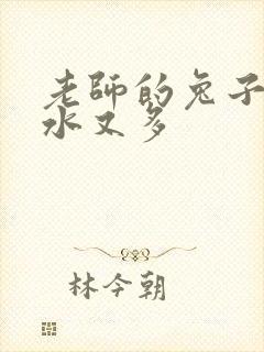 老师的兔子又软水又多