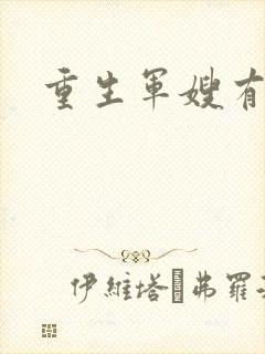 重生军嫂有空间