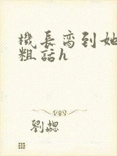 机长脔到她哭h粗话h