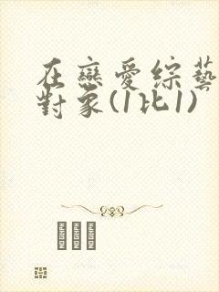 在恋爱综艺里搞对象(1比1)封面