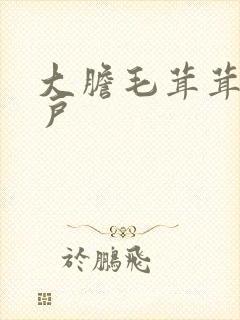 大胆毛茸茸的湿户