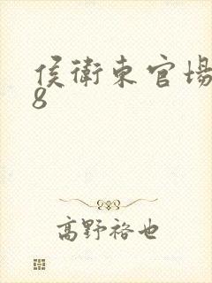 侯卫东官场笔记8